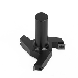 Three Blade T Shape Cutting Tool Round Shank Grooving Cutter For Woodworking Machine High Rigidity Milling Cutter - Product Image 3