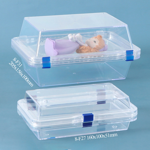 SUNSHING Watch Hand Membrane Box Clear Plastic Shockproof Display Box With PU Film for Dental Jewelry Medal Protection - Product Image 4