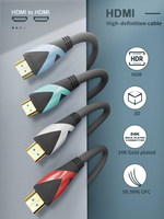Premium Vergoldetes 5m 2.1 8K HDR Kabel mit CE-Zertifizierung Geflochtene Abschirmung für Monitor und DVD-Player