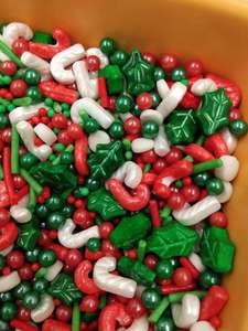 Nouvelles Décorations Comestibles pour Gâteaux de Noël, Fournitures de Décoration de Pâtisserie, Confettis Comestibles, Garniture de Bonbons - Product Image 3