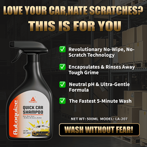 Shampoo concentré pour voiture Premium Autoquize LA207, lavage sans rinçage, service OEM ODM, detailing automobile, protection de la peinture, lavage de voiture - Product Image 5