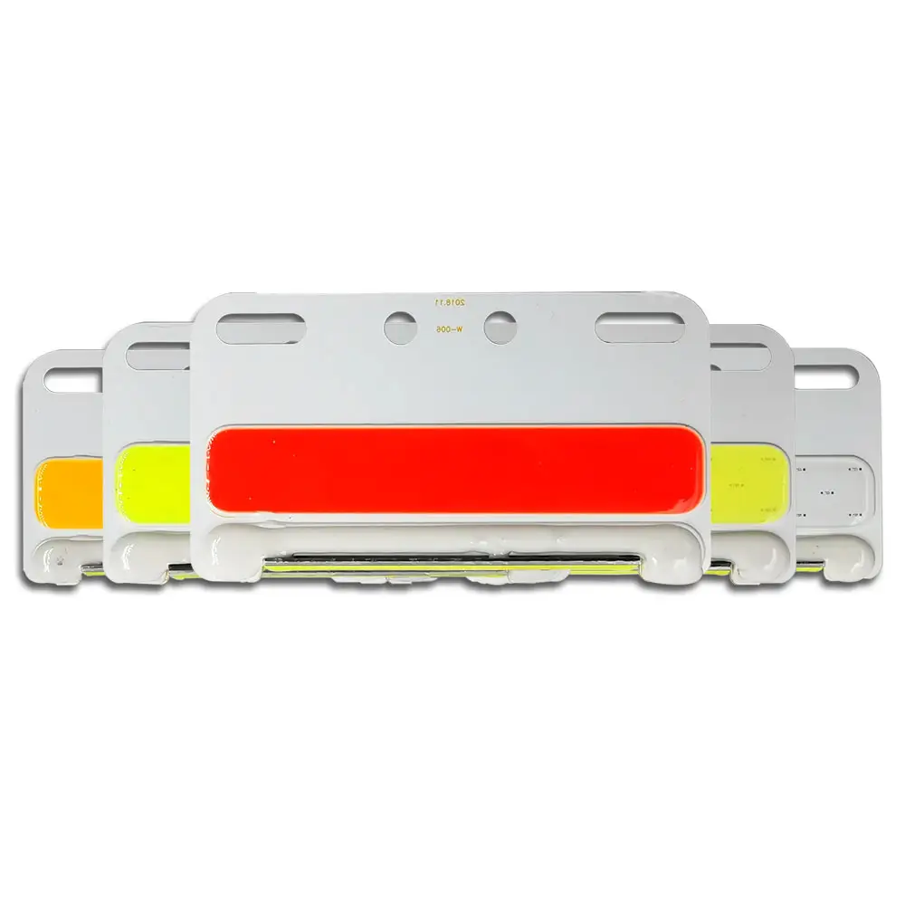 Feu latéral LED COB pour camion et remorque, éclairage étanche, couleur rouge, vert, bleu, jaune, blanc, 110x65mm, 10W