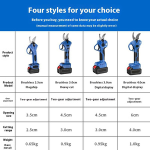Pin Lithium 45mm cầm tay điện vườn kéo có thể sạc lại dày chi nhánh dao cây ăn quả kéo điện kéo - Product Image 5