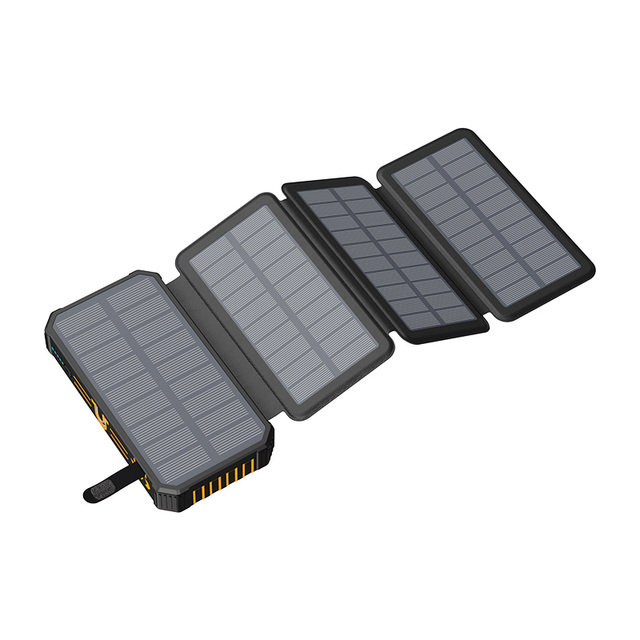 PD 22.5W Fast Charging 20000mah Foldable Solar Panel Powerbank Waterproof Wireless Phone Charger Power Banks Solar