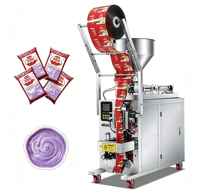 Machine d'emballage automatique pour le remplissage de pâtes, confitures, miels, crèmes, condiments et sauces en sachets