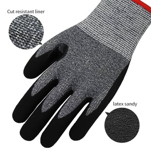Thời Trang Mới Hppe Cao Su Tráng Cắt Chịu Mài Mòn An <span class=keywords><strong>To</strong></span>àn Làm Việc Găng Tay Cấp 5 Chống Cắt Găng Tay Chống Trượt Chống Tác động Guant De Trabajo Guant De Trabajo - Product Image 3