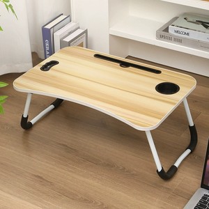 Hiện Đại Bằng Gỗ Có Thể Gập Lại Bàn Ăn Văn Phòng Nhà Máy Tính Bàn & Giường Bàn Lap Cho Phòng Ngủ Nghiên Cứu & Gấp Máy Tính Xách Tay Giường Sử Dụng - Product Image 4