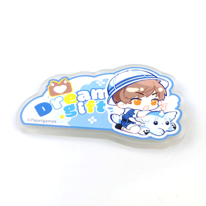Customized Laser Cut Acrylic Display Standee Two Cute Plastic Characters Factory-Furnished Plastic Crafts Customization