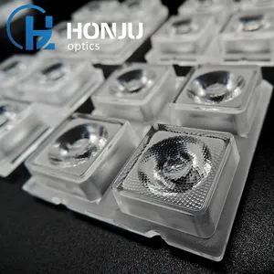 HONJU 30 derece 4H1 optik plastik kalıp açık alan sokak lambası led lens 5050mm serisi