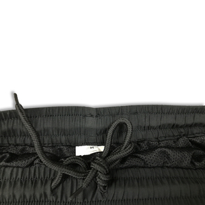 Short de fitness taille moyenne à séchage rapide personnalisé en toile extensible dans les quatre sens avec méthode de tissage de décoration vintage-non tissé - Product Image 4