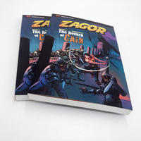 Impression à la demande sur papier écologique fantaisie, carton, impression personnalisée de bandes dessinées, romans graphiques, livres avec estampage à chaud à bon prix