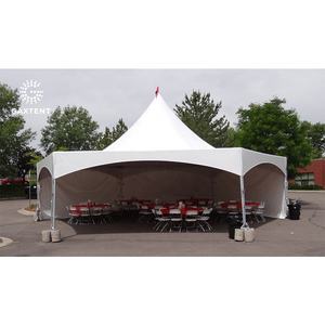 Party zelt Aluminium Gazeb 1010 Zelt Profession elles Stahlrahmen-Überdachung szelt Weißes Dachzelt Tenda 20x20 Rundzelt - Product Image 2