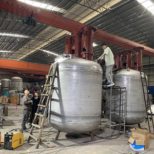 Reactor Enrollado para la Producción de Gránulos de Pegamento Termofusible, Reactor de Agitación - Product Image 3