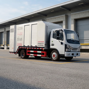 Nouveau camion de nettoyage de poubelles diesel haute pression, véhicule de lavage de bacs à déchets, transmission automatique, émission Euro 3, OEM - Product Image 2