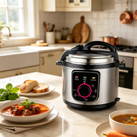 Cuisinière à pression électrique grande capacité, multifonction, pour grande famille