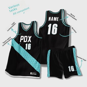 Tenue de basketball personnalisée pour hommes et femmes, maillot sans manches respirant et à séchage rapide, haut de gamme, numérique, pour l'été - Product Image 3