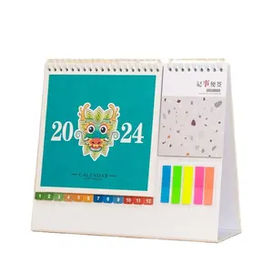 Copllent 2024 Bureau Kalender Creatieve Notitieblok Index Plan Notitie Kaart Desktop Kalender Aanpassing 365 Dag Kalender