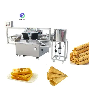 Best Selling Products Full Automatic Making Ice Cream Waffle Cone Maker Small Roll Machine