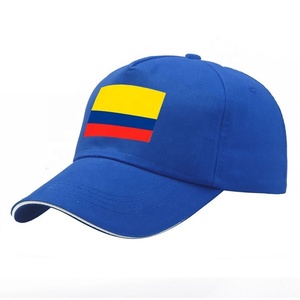 Casquette de campagne électorale personnalisée pour la présidentielle colombienne, unisexe, 6 panneaux, 100 % polyester, à motif imprimé, économique - Product Image 2
