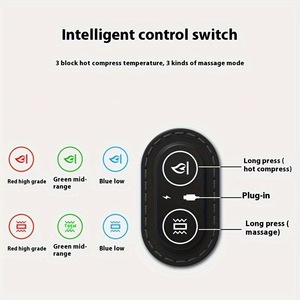 Almohada <span class=keywords><strong>de</strong></span> Masaje Cervical Portátil con Calor y Vibración, Personalizable con Logotipo, para Aliviar el <span class=keywords><strong>Dolor</strong></span> <span class=keywords><strong>de</strong></span> Cuello y Hombros - Product Image 4