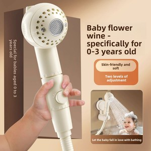 Cabezal de Ducha para Niños y Mascotas, Set de Ducha para Bañera, Boquilla Externa para Champú, Diseño Moderno, Rociador y Lavafaldas - Product Image 1