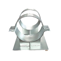 Supports/serre-tuyaux réglables en acier au carbone, directement de l'usine, avec finition durable thermolaquée