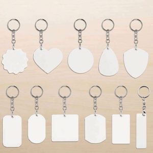Promotional Company Activity Gifts <b>Custom</b> LOGO Printed Sublimation Keyring Sublimation Metal <b>Keychain</b> - Product Image 4
