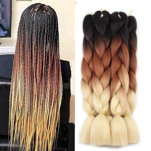 הסיטונאי באיכות גבוהה צמות שיער שיער סינתטי crochet צמות שיער סינתטי עם מחיר נמוך - Product Image 2