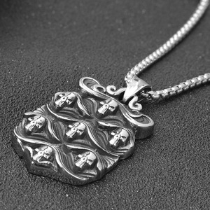 Collar de Acero Inoxidable con Colgante de Calavera Fantasma de 30mm, Diseño Geométrico Unisex para Fiesta - Product Image 4