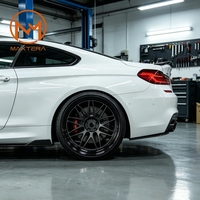 Jantes de voiture de tourisme Maxtera forgées sur mesure noires style 21A pour CivicTypeR IntegraTypeS Golf GT-R WRX STI Supra BMW M3 Jantes en alliage