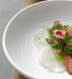 Vajilla de Porcelana Ecológica al por Mayor, Platos para Sashimi, Tazones Poco Profundos, Tazones para Aperitivos, Ensaladas, Fideos, Postres, Libres de BPA, Grado Alimenticio - Product Image 1