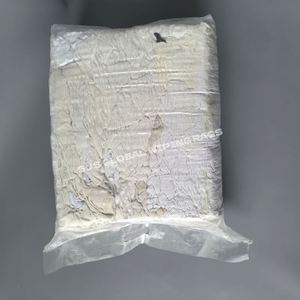 Bolsas a Granel de Trapos de Algodón Blancos de Felpa para Uso Industrial, 100 kg para Limpieza - Product Image 1