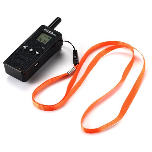 2 Pack Ham Radio 128 Channels Mini Walkie Talkie Radio for Uhf Handheld Two Way Radio