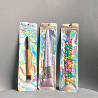 Benutzer definierte Stift Lebensmittel Lagerung Verpackung Plastiktüte Stift Verpackung Mylar Reiß verschluss taschen für 2,4x9 Zoll Verpackung Lip gloss, Schmuck, Kosmetik