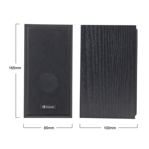 Kisonli T-003 Haut-parleur en bois 2.0 Haut-parleur <span class=keywords><strong>portable</strong></span> <span class=keywords><strong>pour</strong></span> <span class=keywords><strong>ordinateur</strong></span> <span class=keywords><strong>portable</strong></span> avec USB 2.0 et prise jack 3,5 mm - Product Image 6
