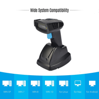 Escáner de código de barras inalámbrico de detección automática manos libres YHDAA 2D CMOS Lector de código Qr manual con base de carga