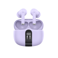 S56 ANC ENC earbud nirkabel, headphone kontrol sentuh, earphone In-Ear Auricolari Senza Fili Gaming