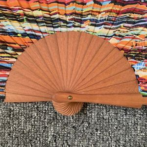 Spanish Style Wooden Fan Customized Hand Fans with Wooden Handle for DIY Wedding Decoration Church Wedding <b>Gifts</b> Party Favors - Product Image 2