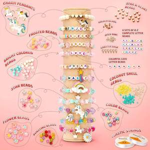 Sao Hoa Đính Cườm Đồ Trang Sức Làm Kit Sáng Tạo Cho Trẻ Em Vòng Đeo Tay Đồ Trang Sức Làm Với Đầy Màu Sắc Charms DIY Dự Án Đồ Trang Sức - Product Image 3