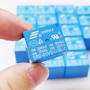 รีเลย์ไฟฟ้า <span class=keywords><strong>SRD</strong></span>-05VDC-<span class=keywords><strong>SL</strong></span>-<span class=keywords><strong>C</strong></span> ขนาด 19.2x15.6 มม. <span class=keywords><strong>5VDC</strong></span> รีเลย์ไฟฟ้าแบบเปลี่ยนวงจรเดี่ยว รุ่น <span class=keywords><strong>SRD</strong></span> สีฟ้า - Product Image 4