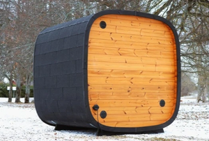 ห้องซาวน่าอบไอน้ำเปียกต้นซีดาร์สีแดงพร้อมกระจกประตูและเตาทำความร้อนขนาด6กิโลวัตต์/9KW - Product Image 4