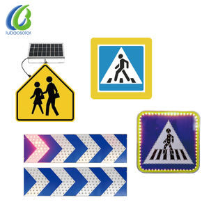Panneaux de signalisation de signalisation réfléchissants solaires personnalisés en aluminium pour une meilleure visibilité - Product Image 3
