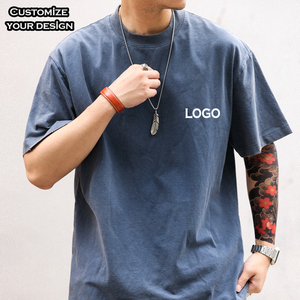 T-shirt col rond 100 % coton, personnalisable avec logo, blanc et noir, pour hommes, t-shirt vierge, vente en gros - Product Image 2