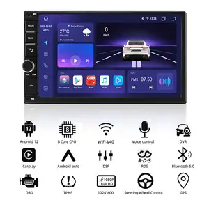 Iposter Hot người bán 7 inch Android Auto 4 + 32GB GPS navigation 4 gam LTE Wifi 2 DIN phổ xe đa phương tiện đài phát thanh xe Mp3 Máy nghe nhạc