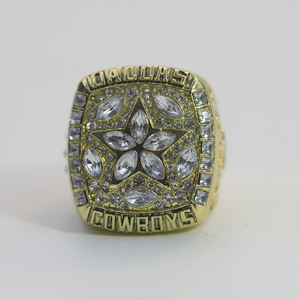 Anillos de Campeonato de los <span class=keywords><strong>Dallas</strong></span> <span class=keywords><strong>Cowboys</strong></span> de 1995 al por Mayor para Fanáticos, Chapados en Plata u Oro, Anillo Masculino del Equipo de la <span class=keywords><strong>NFL</strong></span> - Product Image 2