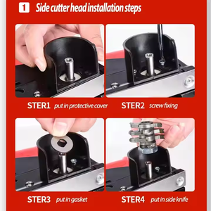Machine à chanfreiner murale électrique 220V en acier inoxydable, outil industriel pour le chanfreinage des coins, application de mastic pour <span class=keywords><strong>béton</strong></span>, outils électriques pour murs - Product Image 6