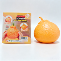 Mainan Jeruk Jumbo Ugly Orange Toy yang Dapat Diperas, Beraroma, Realistis, dan Menggemburkan untuk Melepaskan Stres, Hadiah Natal yang Menyenangkan