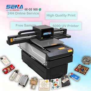 Impresora UV de Cama Plana <span class=keywords><strong>SENA</strong></span> 6090 para Carcasas de Teléfono, Madera, Metal, Acrílico, Acero Inoxidable, Encendedores, Impresión de Logotipos con Barniz - Product Image 2