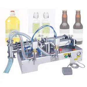 wholesale 2 Heads High Temperature Heat Resistance Water Beverage Coffee Filling Machine With 1200mm Long Waterproof