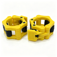 Colliers de serrage rapides antidérapants pour haltères en plastique ABS, clips de verrouillage résistants à l'usure pour barres de 25 mm et 50 mm standard
